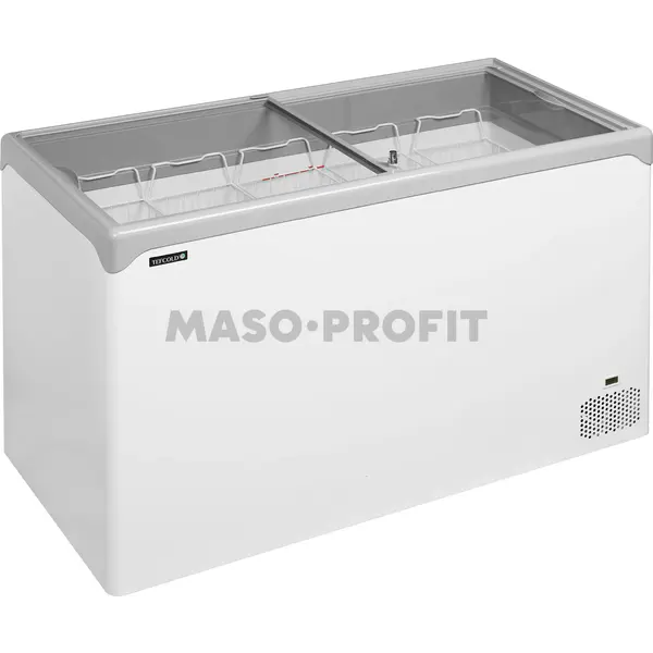 Tefcold Mraznička pultová  prosklené rovné víko NIC 401 SC