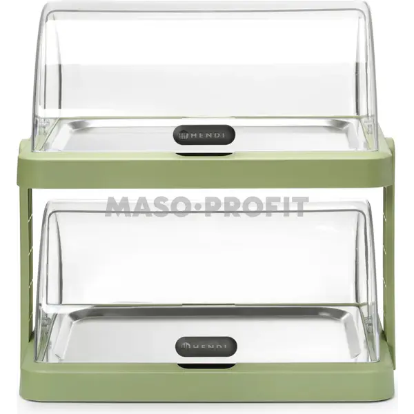 HENDI Pult chladicí Duo UNIQ, designed by Robert Bronwasser, Zelená, 480x355x480mm