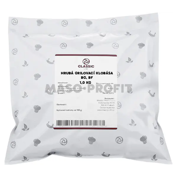 Classic line Směs kořenící - Hrubá grilovací klobása BG BF 1kg