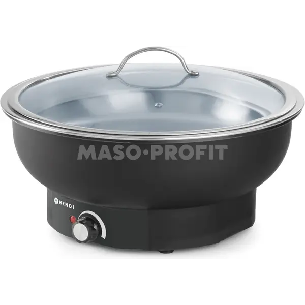 HENDI Chafing Tesino elektrický, Kitchen Line, 6,8L, 230V/500W, ⌀405x(H)240mm