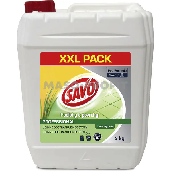 Savo PF All Purpose Cleaner Lemongrass 5kg - Univerzální prostředek na podlahy a povrchy