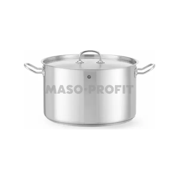 HENDI Hrnec střední s poklicí, Kitchen Line, 15L, ⌀320x(H)190mm