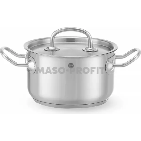 HENDI Hrnec střední s poklicí, Kitchen Line, 1,8L, ⌀160x(H)95mm