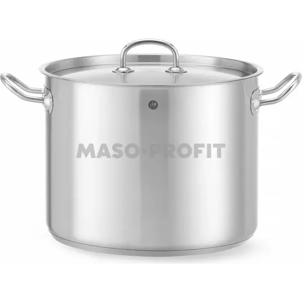 HENDI Hrnec vysoký s poklicí, Kitchen Line, 13,5L, ⌀280x(H)220mm
