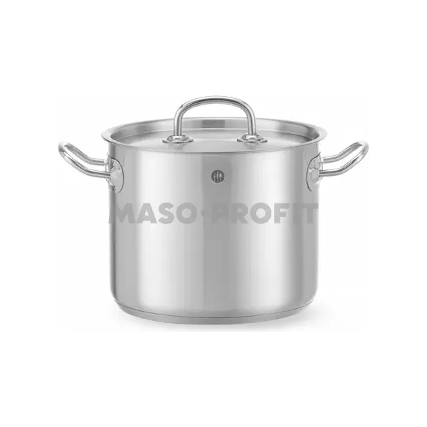 HENDI Hrnec vysoký s poklicí, Kitchen Line, 5L, ⌀200x(H)160mm