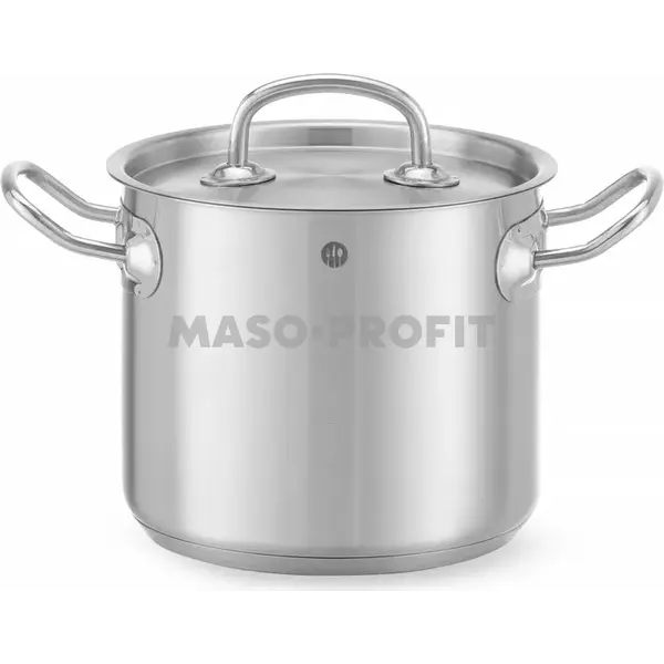 HENDI Hrnec vysoký s poklicí, Kitchen Line, 2,8L, ⌀160x(H)140mm