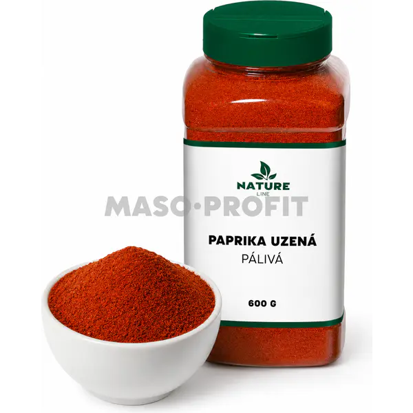 Nature line Paprika uzená pálivá 600 g dóza
