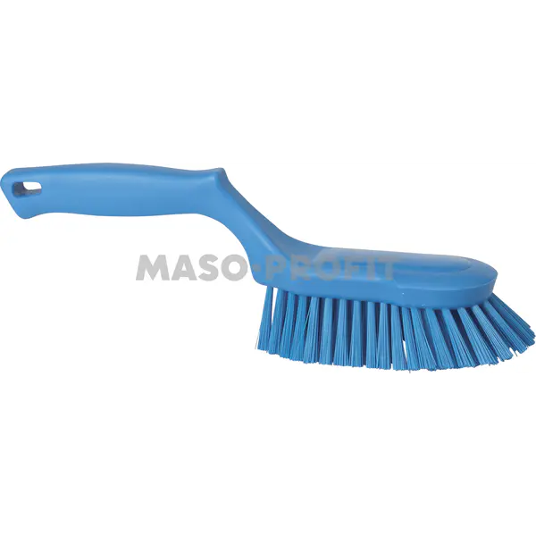 Vikan Kartáč ruční tvrdý s rukojetí - modrý