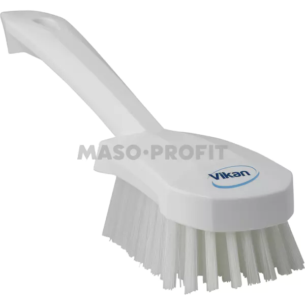 Vikan Kartáč s krátkou rukojetí tvrdý - bílý