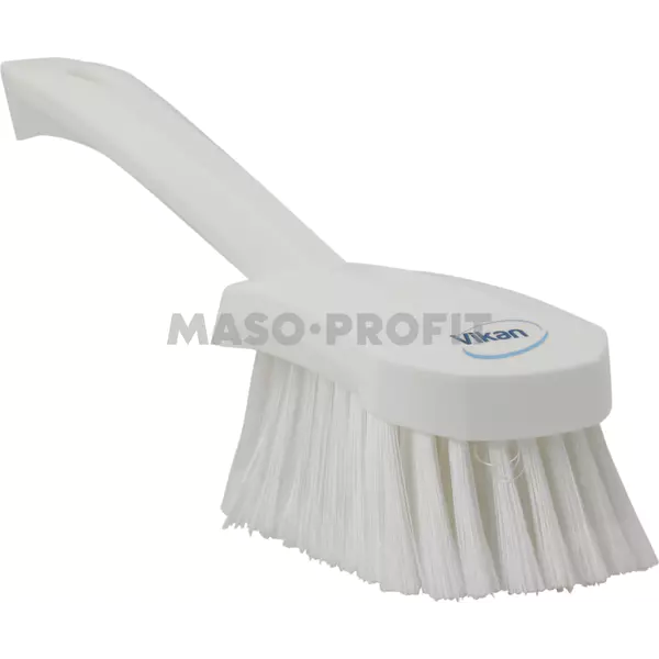 Vikan Kartáč s krátkou rukojetí měkký - bílý