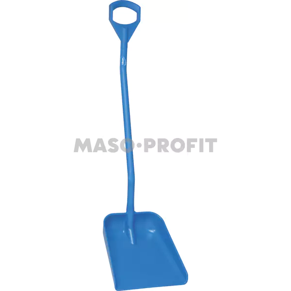 Vikan Lopata, dlouhá rukojeť, velká plocha - modrá