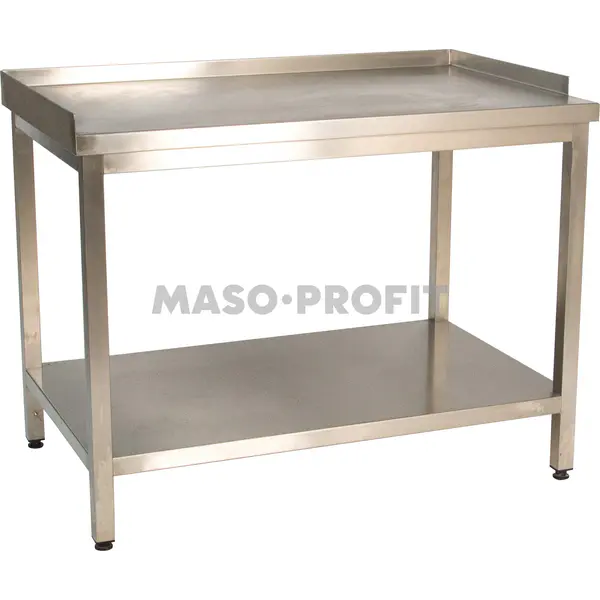 Stůl nerez  s policí D