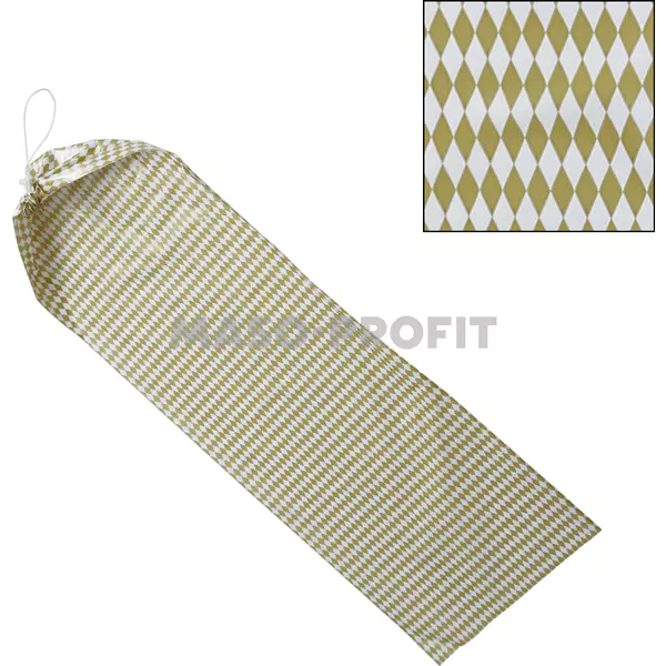 Viskase Obal na šunku K FLEX - karo, bílá/zlatá