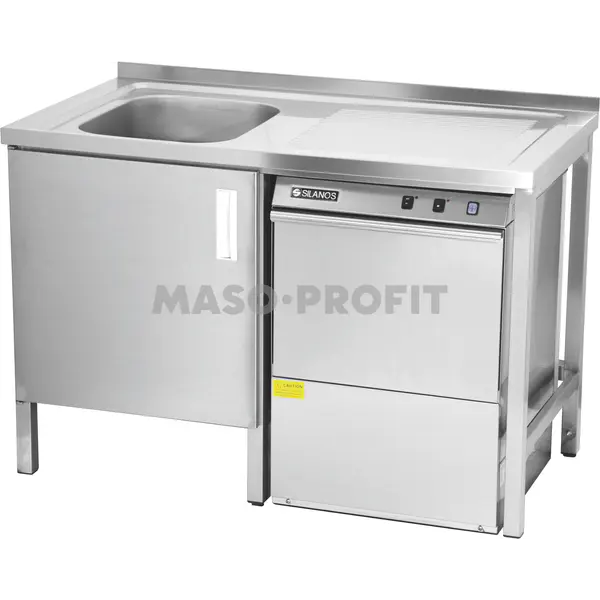 Dřez s prostorem pro vestavění myčky se skříní