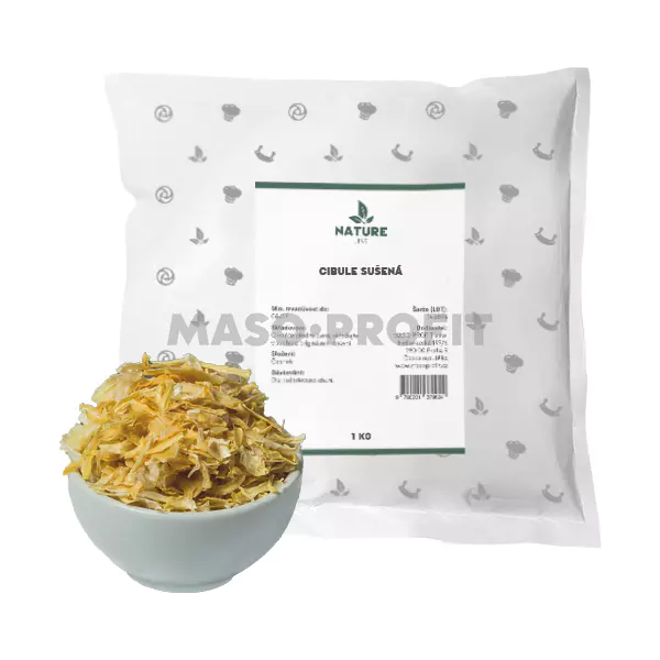 Nature line Cibule sušená - plátky 1 kg