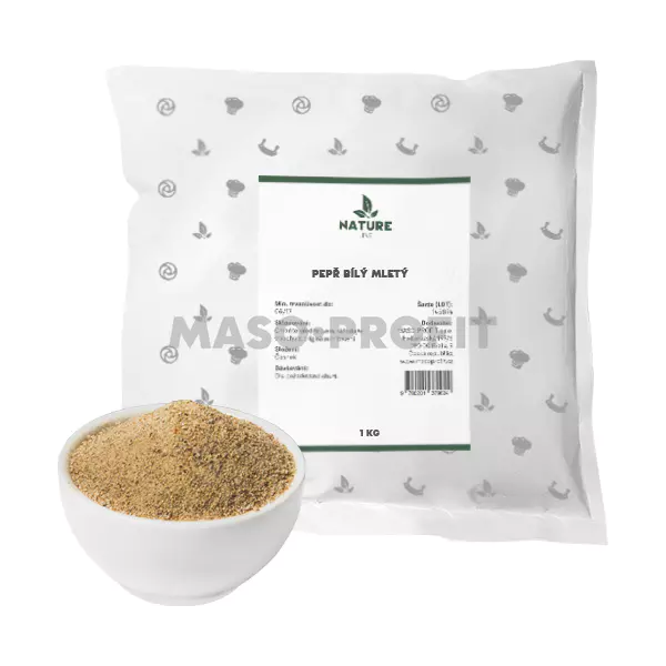 Nature line Pepř bílý mletý 1 kg