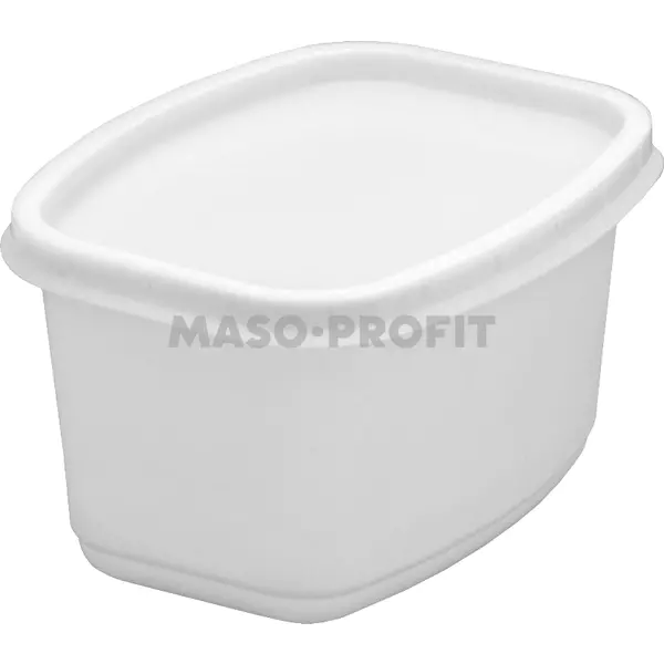 Kelímek na sádlo s víčkem čirý 500g