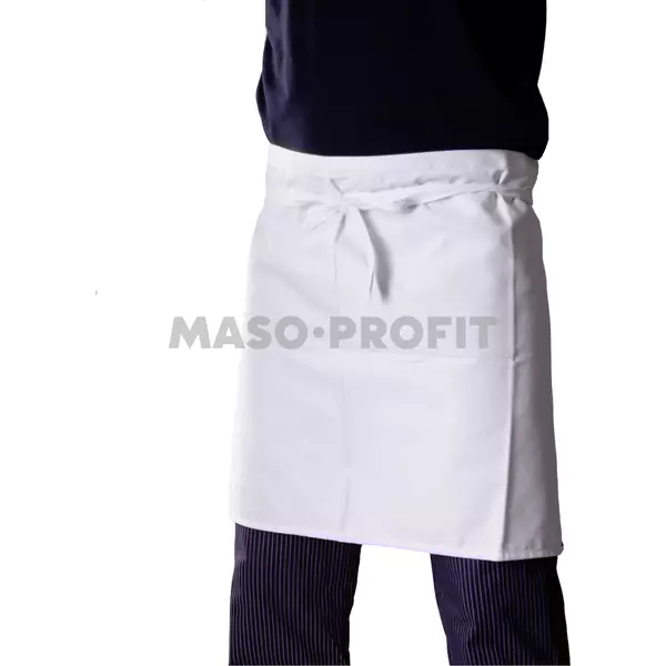 Zástěra do pasu Bílá - 50x90 cm