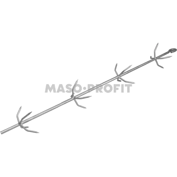 Hák stromečkový nerez 110 cm 4P