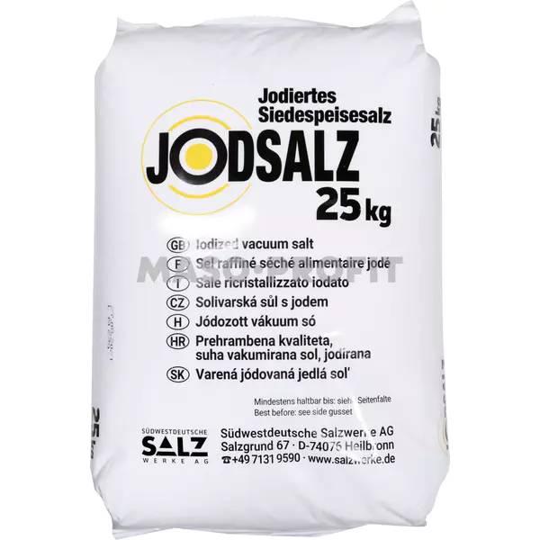 Sůl solivarská jemná s jódem