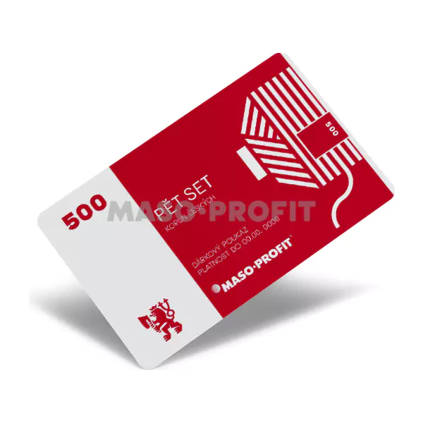 MASO-PROFIT Dárkový kupón 500 Kč