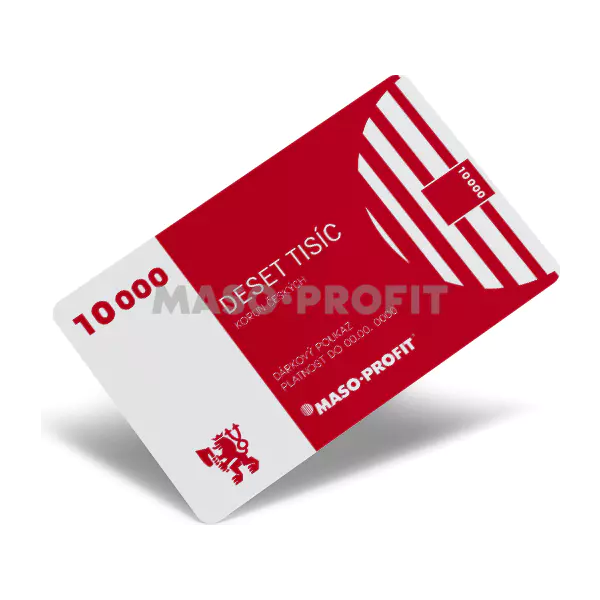 MASO-PROFIT Dárkový kupón 10 000 Kč