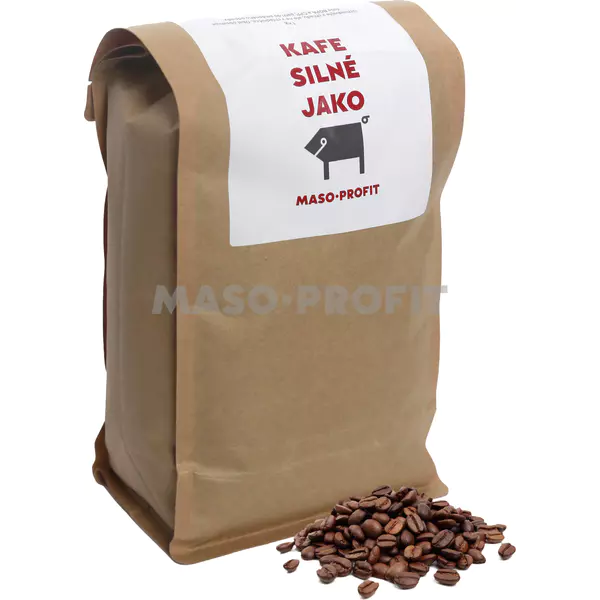 MASO-PROFIT Kafe silné jako prase 1 kg