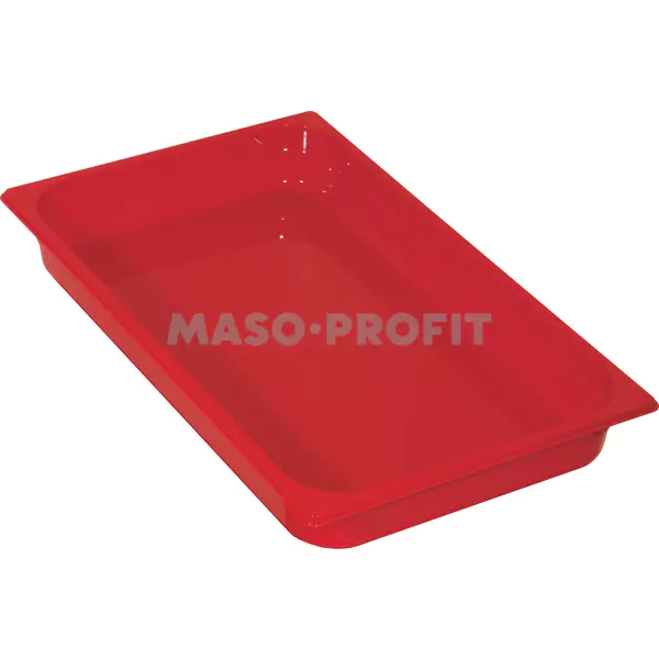 Gastronorm Gastronádoba GN 1/1 (h=65 mm) polykarbonát červený