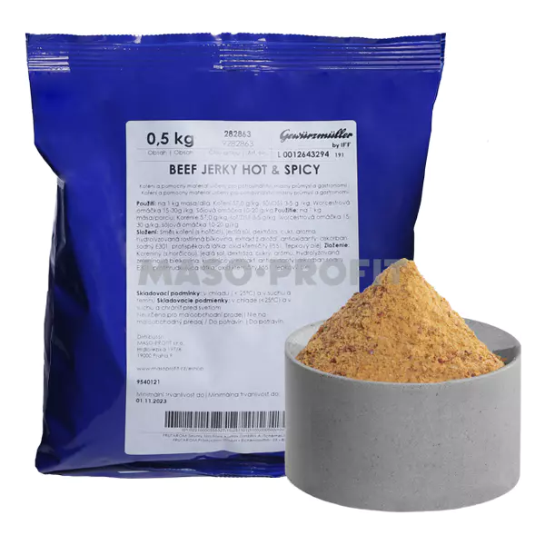 Gewürzmüller Směs kořenící - JERKY COMBI HOT & SPICY 0,5 kg