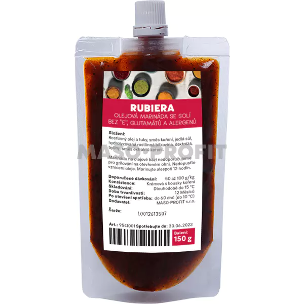 MASO-PROFIT Marináda - Rubiera WM RSPO-OG 150 g