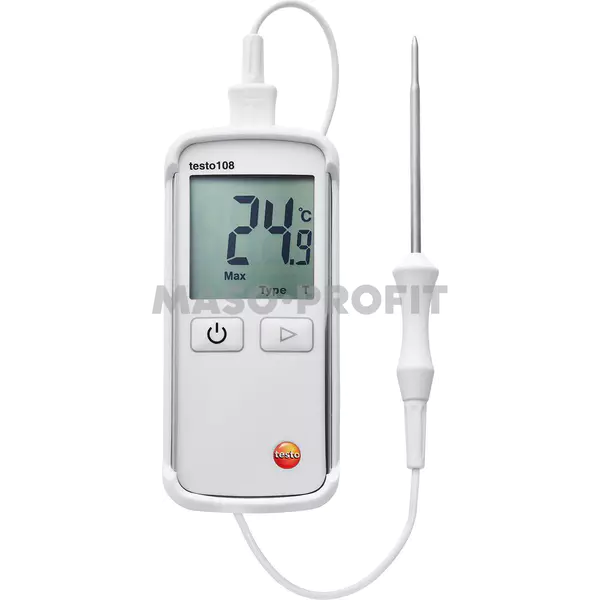 Testo Teploměr vodotěsný 108-2 typ T/C