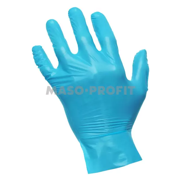 Rukavice Hygrip TPU modré bezprašné 200ks - XL