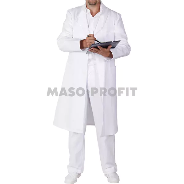 Plášť bílý pánský s dlouhým rukávem, VS182 - 50