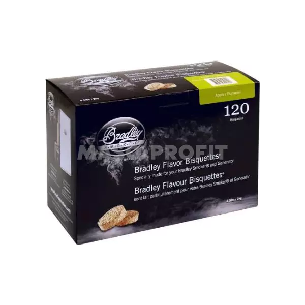 Bradley Smoker Jabloň udicí brikety 120ks