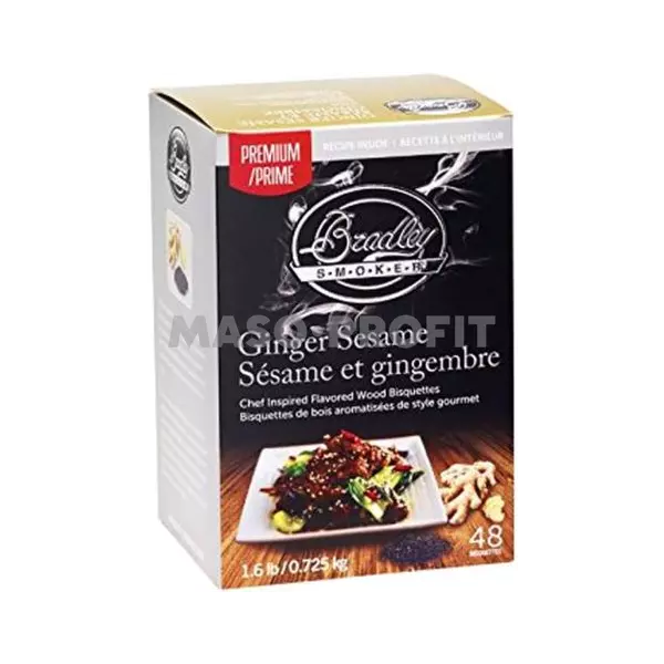 Bradley Smoker Premium Ginger Sesame udicí brikety 48ks