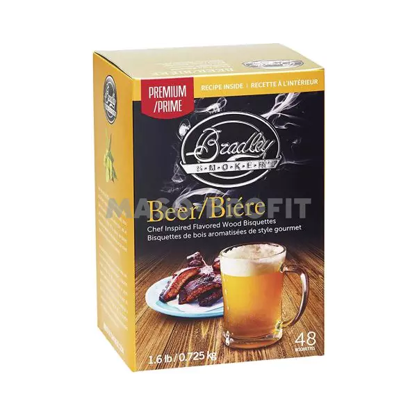 Bradley Smoker Bradley Smoker-Premium Beer udicí brikety 48ks