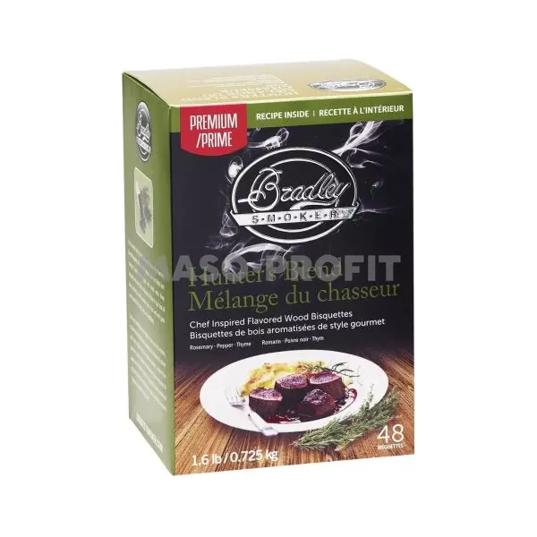 Bradley Smoker Premium Hunters Blend udicí brikety 48ks