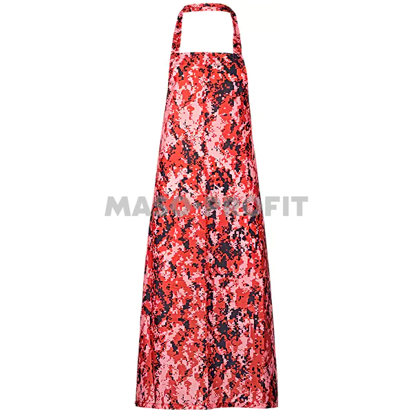 Zástěra AproTex CAMU 110x70cm červená strakatá - 70x110 mm