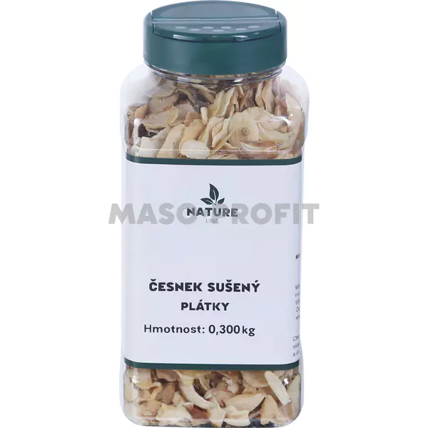 Nature line Česnek sušený plátky 300g dóza