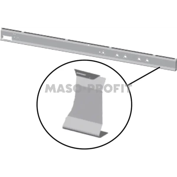 Berto's Čelní kryt modulů - nedělený CRUN