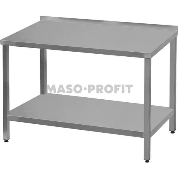 Nerezový stůl s policí 1500x600x850mm