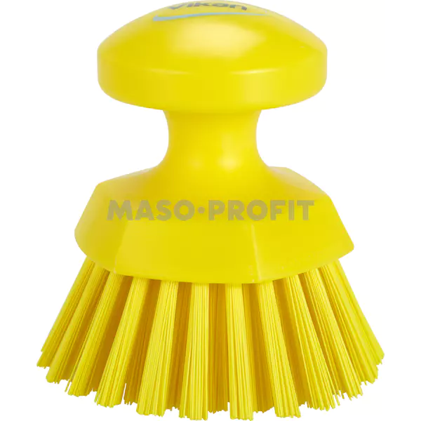 Vikan Kartáč ruční tvrdý kulatý - žlutý