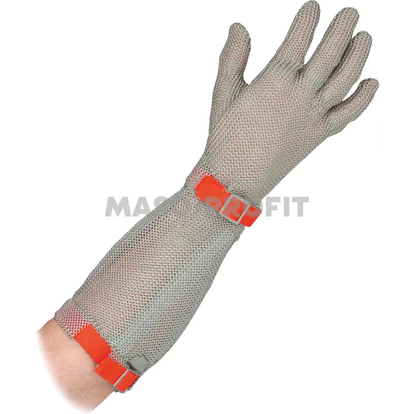 EUROFLEX Řeznická rukavice extra dlouhá pravá M červená