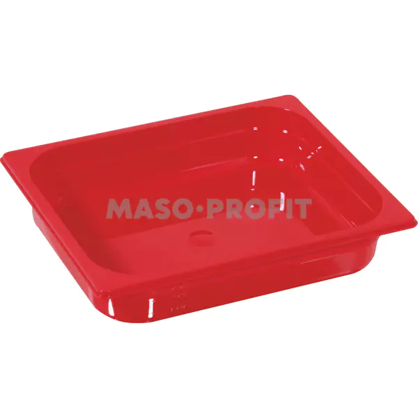 Gastronorm GN 1/2 (h=65 mm) polykarbonát červený