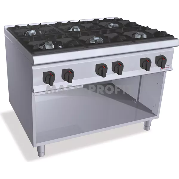 Berto's Plynový sporák Bertos SG9F6M