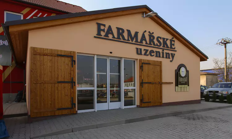 Exteriér nové prodejny