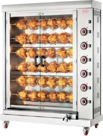 El. gril CB E-36PB-S6 - červený | Maso-profit